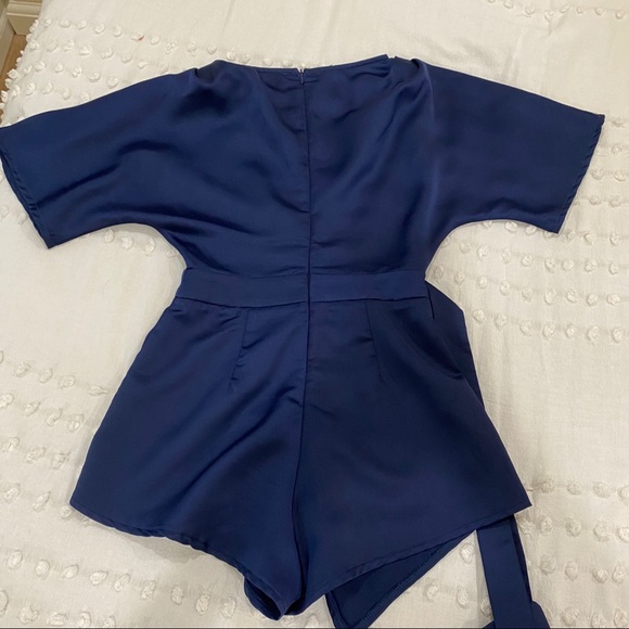 Navy Blue Romper - Picture 2 of 5